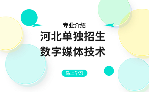 河北单独招生数字媒体技术专业